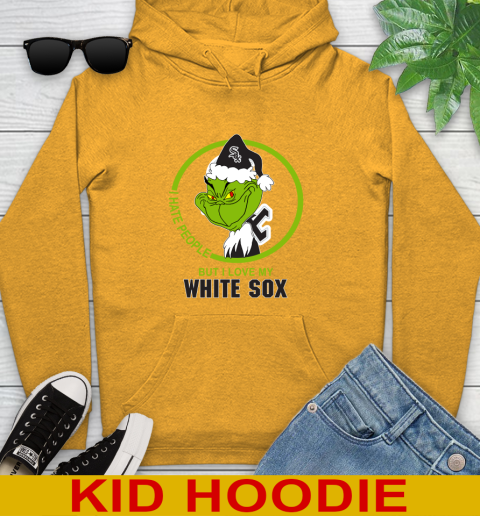 Chicago White Sox MLB Grinch I Hate People But I Love My Favorite Baseball Team 136