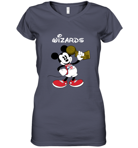 Mickey Washington Wizards Women's V-Neck T-Shirt
