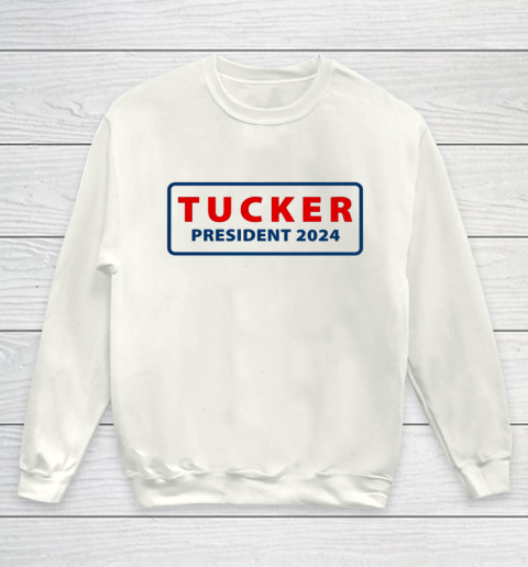 Tucker for President 2024 Tucker Carlson 2024 Youth Sweatshirt