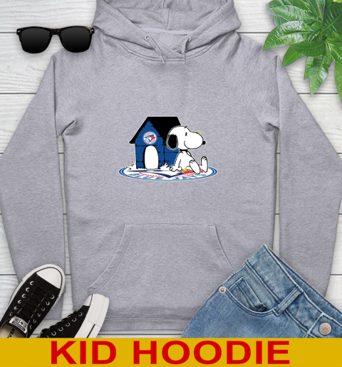 MLB Baseball Toronto Blue Jays Snoopy The Peanuts Movie Shirt Youth Hoodie 6