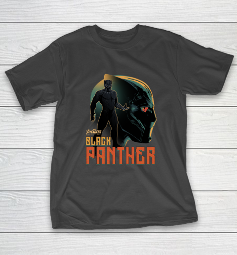 Marvel Infinity War Black Panther Profile Graphic T-Shirt