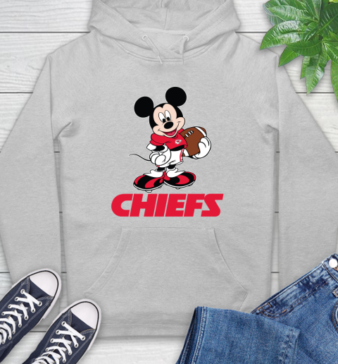 NFL Football Kansas City Chiefs Cheerful Mickey Mouse Shirt Hoodie 6