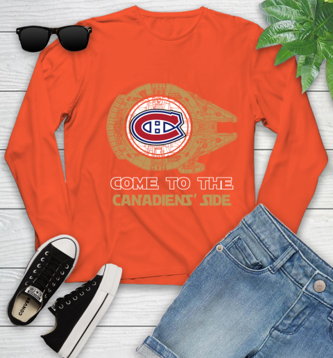 NHL Come To The Montreal Canadiens Wars Hockey Sports Youth Long Sleeve 3