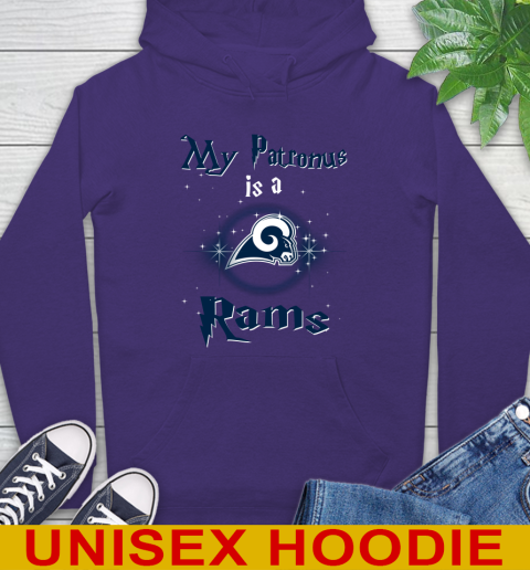 NFL Football Harry Potter My Patronus Is A Los Angeles Rams Hoodie 5