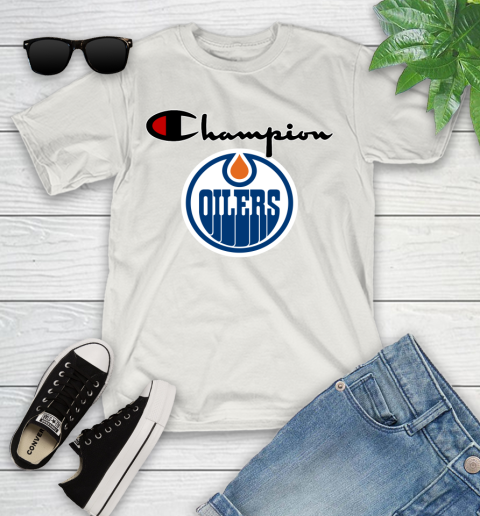 NHL Hockey Edmonton Oilers Champion Shirt Youth T-Shirt 11