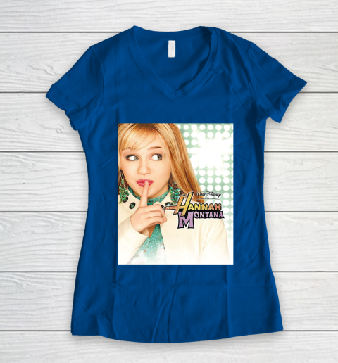 Hannah Montana Women's V-Neck T-Shirt 7