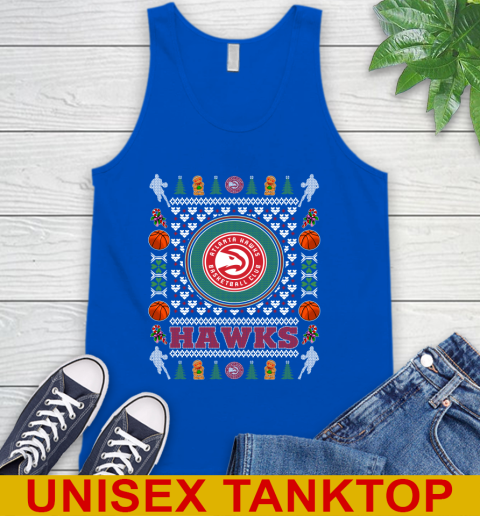 Atlanta Hawks Merry Christmas NBA Basketball Loyal Fan Tank Top 4