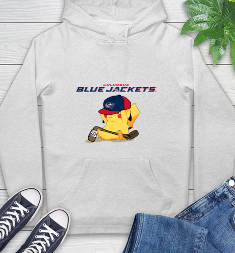 NHL Pikachu Hockey Sports Columbus Blue Jackets Hoodie