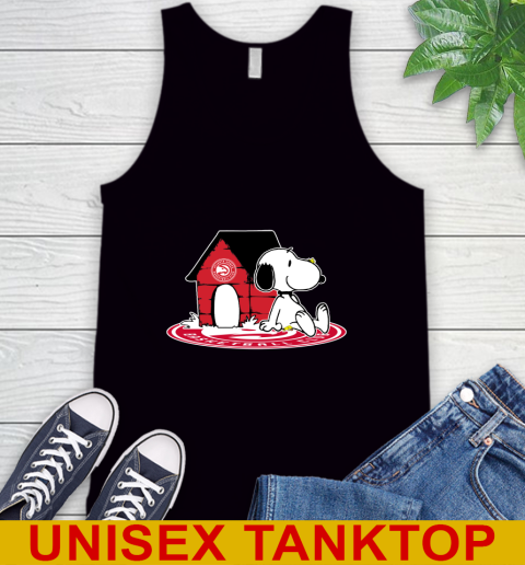 NBA Basketball Atlanta Hawks Snoopy The Peanuts Movie Shirt Tank Top 2