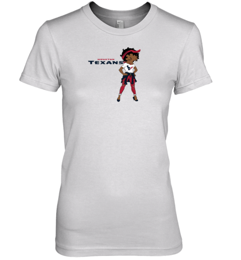 Betty Boop Houston Texans Premium Women's T-Shirt