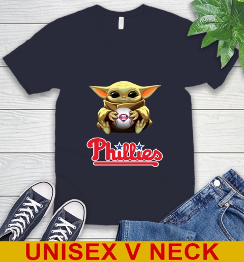 MLB Baseball Philadelphia Phillies Star Wars Baby Yoda Shirt 51