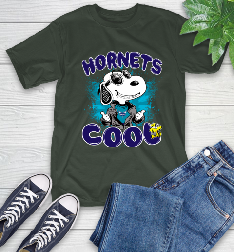 NBA Basketball Charlotte Hornets Cool Snoopy Shirt T-Shirt 6