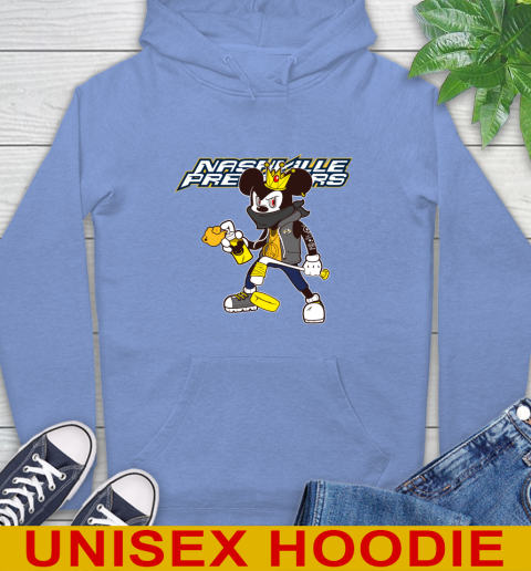 Nashville Predators NHL Hockey Mickey Peace Sign Sports Hoodie 11