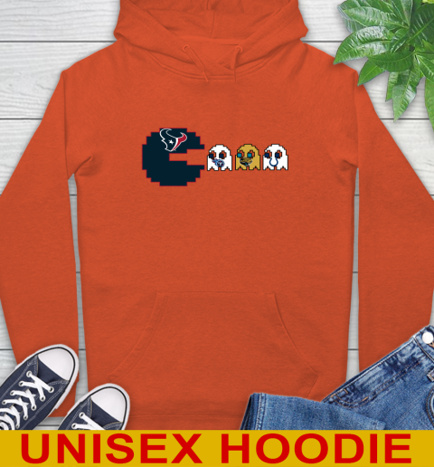 Houston Texans NFL Football Pac Man Champion Hoodie 5