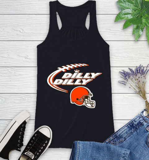 NFL Cleveland Browns Dilly Dilly Football Sports Racerback Tank 10