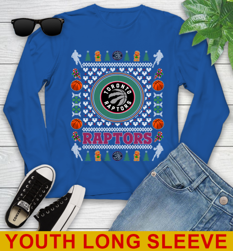 Toronto Raptors Merry Christmas NBA Basketball Loyal Fan Youth Long Sleeve 10