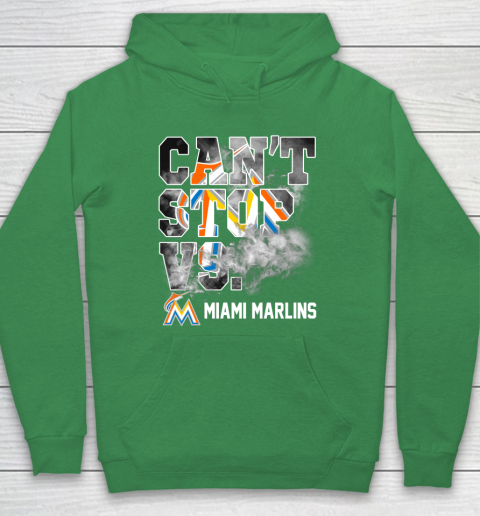 MLB Miami Marlins Baseball Can't Stop Vs Marlins Hoodie 5