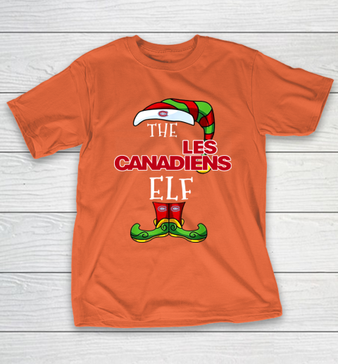 Montreal Canadiens Christmas ELF Funny NHL T-Shirt 4