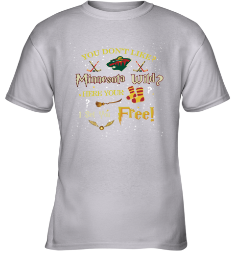 NHL You Don't Like Minnesota Wild Here Your Socks I Set You Free Harry Potter Hockey MCQ6yjKsyTG youth t shirt 26 95 151514 front sport grey