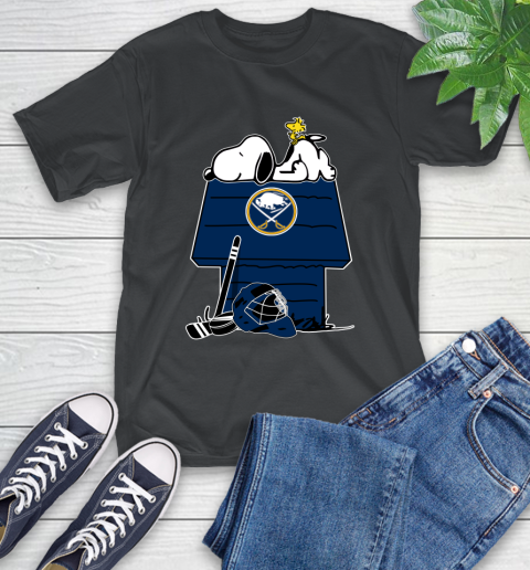 Buffalo Sabres NHL Hockey Snoopy Woodstock The Peanuts Movie T-Shirt 2