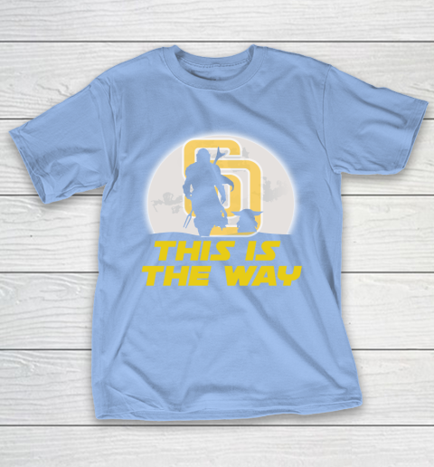 San Diego Padres MLB Baseball Star Wars Yoda And Mandalorian This Is The Way T-Shirt 10
