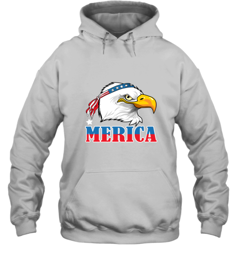 Eagle Mullet 4th Of July American Flag Merica USA Hoodie