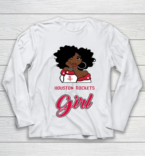 Houston Rockets Girl NBA Youth Long Sleeve 2