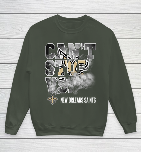 NFL New Orleans Saints Can't Stop Vs Youth Sweatshirt 8