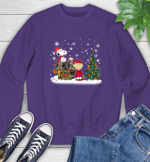 Toronto Raptors NBA Basketball Christmas The Peanuts Movie Snoopy Championship Sweatshirt 4