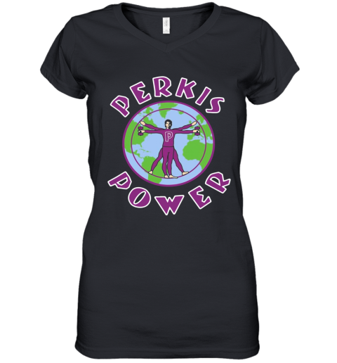 Perkis Power Women's V-Neck T-Shirt