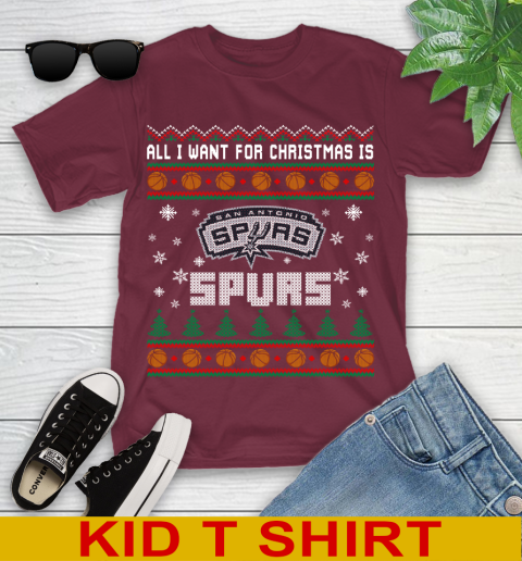 NBA Basketball All I Want For Christmas Is San Antonio Spurs 101