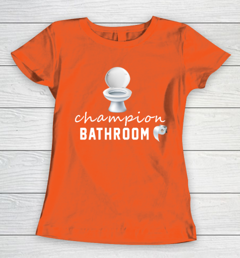 Champion Shirt In Bathroom Champion Bathroom T Shirt Women s T Shirt Tee For Sports