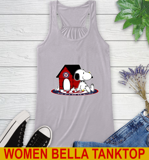 MLB Baseball Washington Nationals Snoopy The Peanuts Movie Shirt Racerback Tank 5
