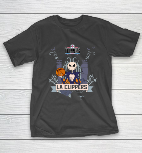 NBA LA Clippers Basketball Jack Skellington Halloween T-Shirt