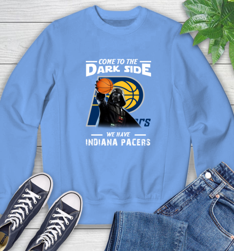 NBA Come To The Dark Side We Have Indiana Pacers Star Wars Darth Vader Basketball Sweatshirt 11