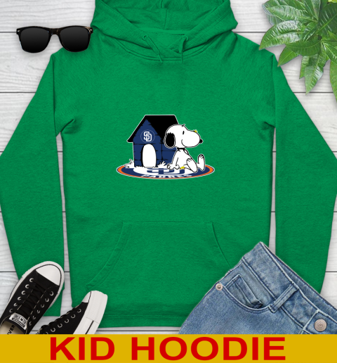 MLB Baseball San Diego Padres Snoopy The Peanuts Movie Shirt Youth Hoodie 8