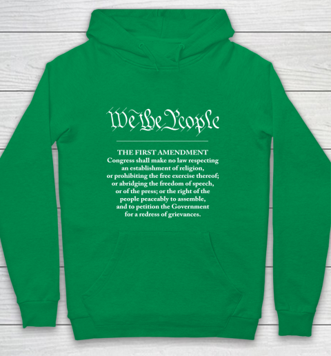We The People  First Amendment Youth Hoodie 4