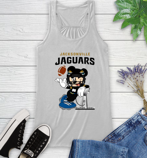 NFL Jacksonville Jaguars Mickey Mouse Disney Super Bowl Football T Shirt Racerback Tank