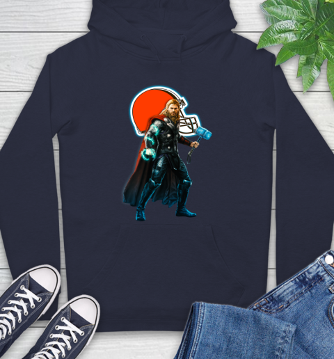 NFL Thor Avengers Endgame Football Cleveland Browns Hoodie 4