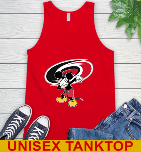 Carolina Hurricanes NHL Hockey Dabbing Mickey Disney Sports Tank Top 6