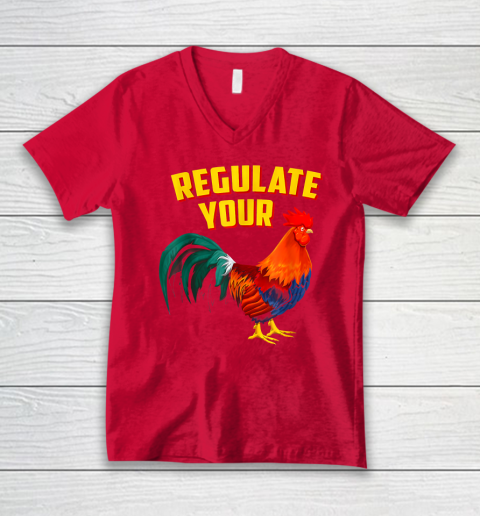 Regulate Your Dick Pro Choice Feminist Women's Rights V-Neck T-Shirt 5