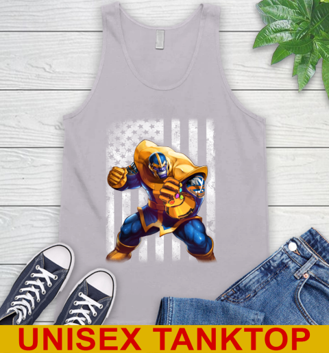 NHL Hockey New York Islanders Thanos Marvel American Flag Shirt Tank Top 3