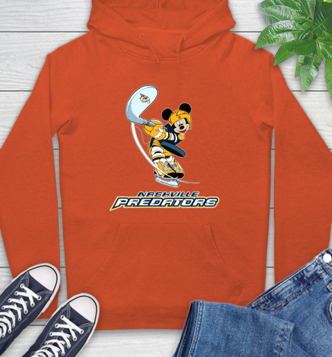 NHL Hockey Nashville Predators Cheerful Mickey Mouse Shirt Hoodie 5