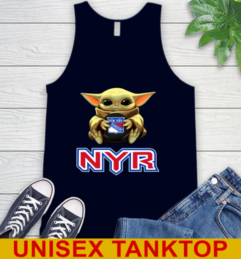 NHL Hockey New York Rangers Star Wars Baby Yoda Shirt 72