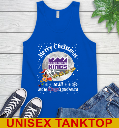 Sacramento Kings Merry Christmas To All And To Kings A Good Season NBA Basketball Sports Tank Top 4
