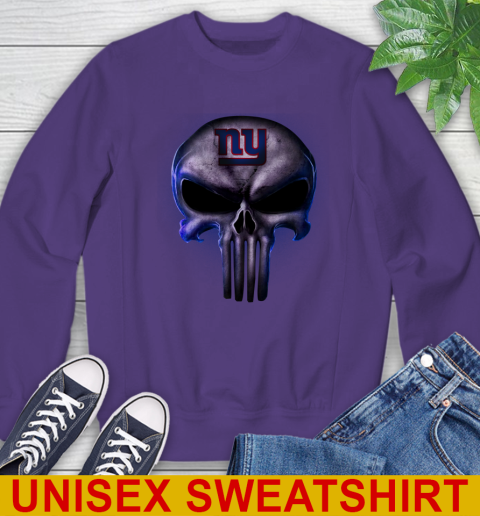 New York Giants NFL Football Punisher Skull Sports Sweatshirt 4