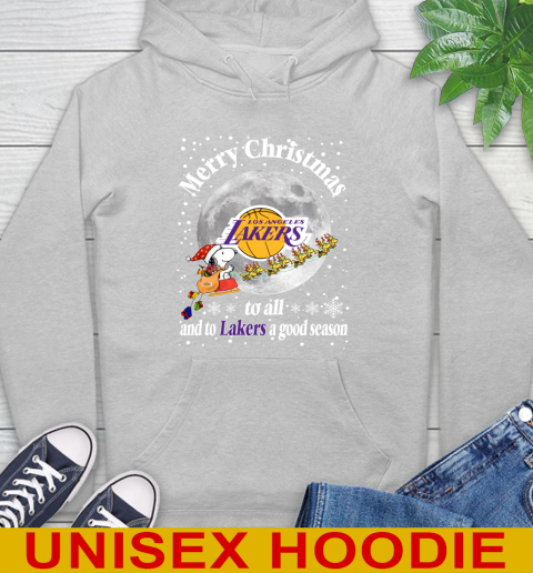 Los Angeles Lakers Merry Christmas To All And To Lakers A Good Season NBA Basketball Sports Hoodie 6