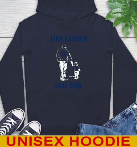 Detroit Tigers MLB Baseball Like Father Like Son Sports Hoodie 3