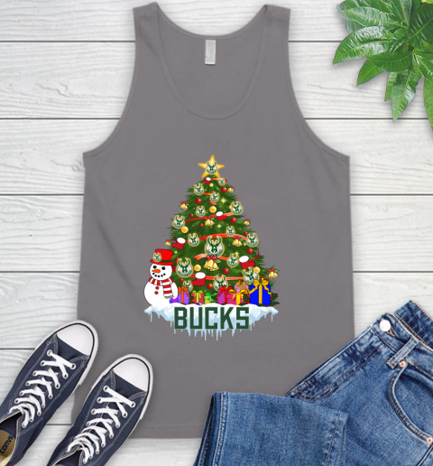 Milwaukee Bucks Merry Christmas NBA Basketball Sports Tank Top 7