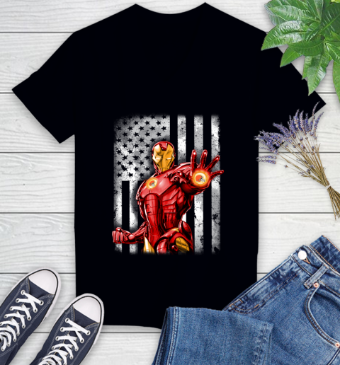 Cleveland Browns Nfl Football Iron Man Avengers American Flag